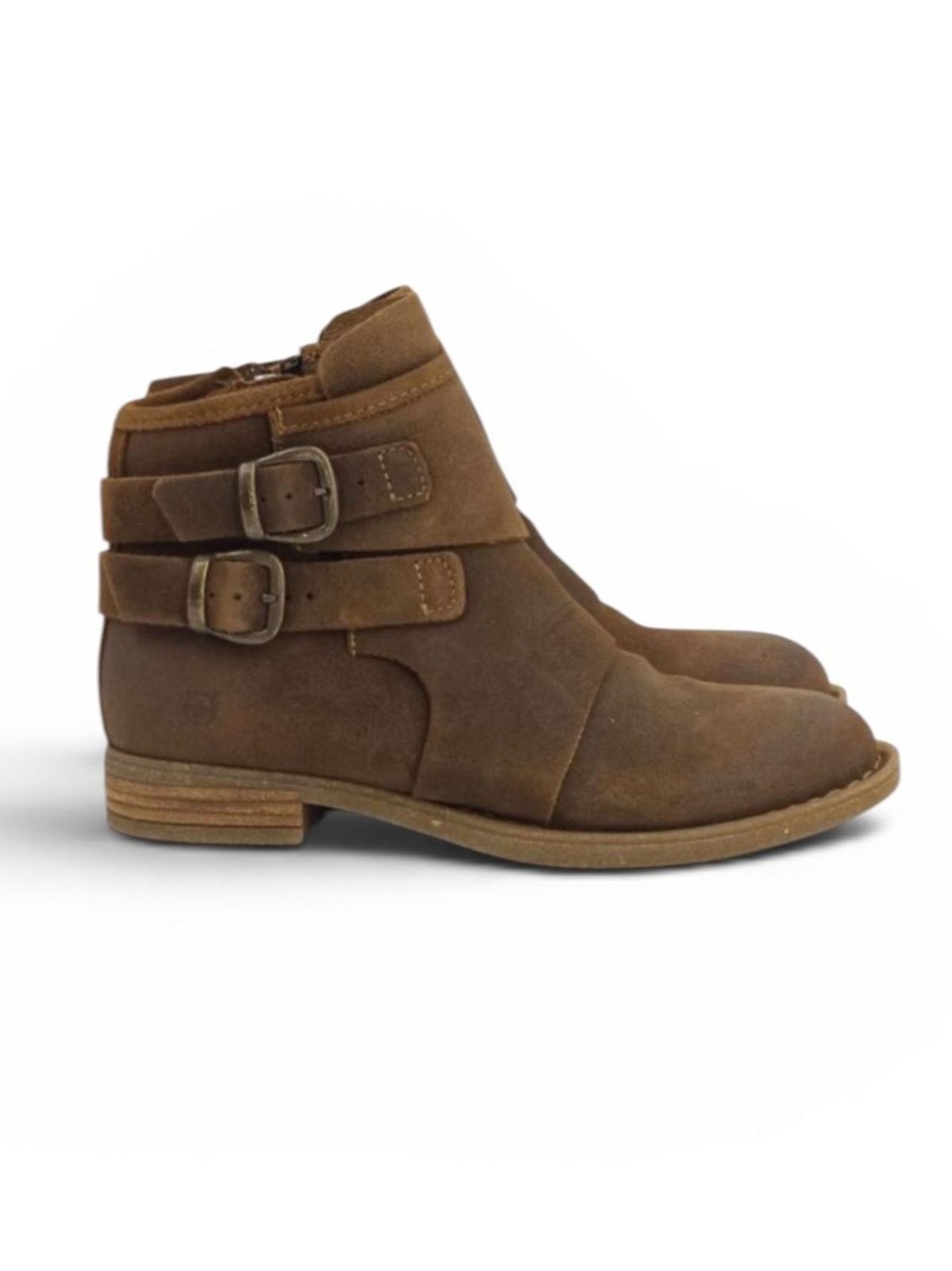Born Morage Brown Booties Sz 9